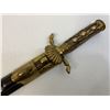 Image 14 : ANTIQUE GERMAN LARGE HUNTING DAGGER SHORT SWORD HIRSCHFANGER WITH ETCHED BLADE