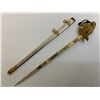Image 3 : IMPERIAL GERMANY MINIATURE PRESENTATION SWORD WITH ENGRAVED GILDED BLADE