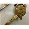 Image 4 : IMPERIAL GERMANY MINIATURE PRESENTATION SWORD WITH ENGRAVED GILDED BLADE