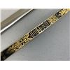 Image 7 : IMPERIAL GERMANY MINIATURE PRESENTATION SWORD WITH ENGRAVED GILDED BLADE
