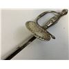 Image 2 : ANTIQUE BRITISH ORNATE STEEL FORMAL DRESS COURT SWORD WITH ETCHED BLADE