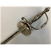 Image 3 : ANTIQUE BRITISH ORNATE STEEL FORMAL DRESS COURT SWORD WITH ETCHED BLADE