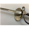 Image 9 : ANTIQUE BRITISH ORNATE STEEL FORMAL DRESS COURT SWORD WITH ETCHED BLADE