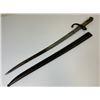 Image 3 : ANTIQUE FRENCH CHASSEPOT MODEL 1866 YATAGHAN SWORD BAYONET MATCHING NUMBERS