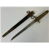 Image 1 : WWII JAPANESE IMPERIAL NAVY OFFICER DAGGER WITH SCABBARD