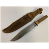 Image 2 : VINTAGE YORK CUTLERY SOLINGEN GERMANY ORIGINAL BOWIE KNIFE WITH SHEATH