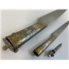 Image 8 : ANTIQUE PERSIAN DAMASCUS BLADES DAGGER KNIFE SET