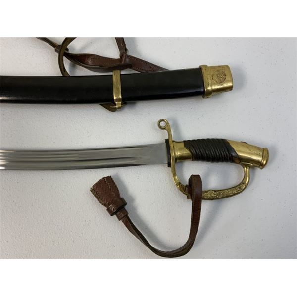 USSR WWII SOVIET RUSSIAN OFFICER'S SHASHKA SWORD M1940 PODZNAMENKA