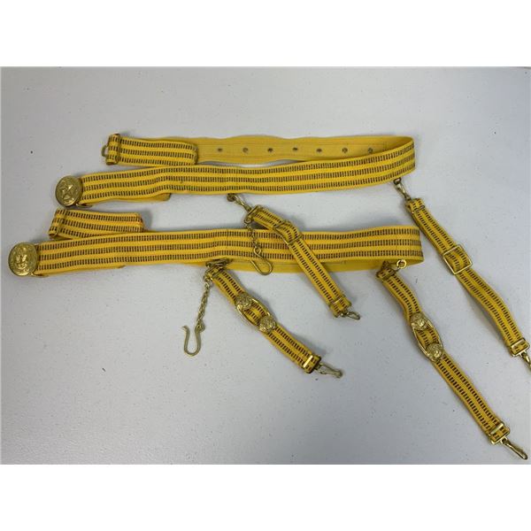 USSR LOT OF 2 NAVY AND ARMY OFFICERS DAGGER BELTS