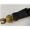 Image 5 : IMPERIAL RUSSIAN NAVY OFFICERS DAGGER BELT WITH BUCKLE MOIRE FABRIC