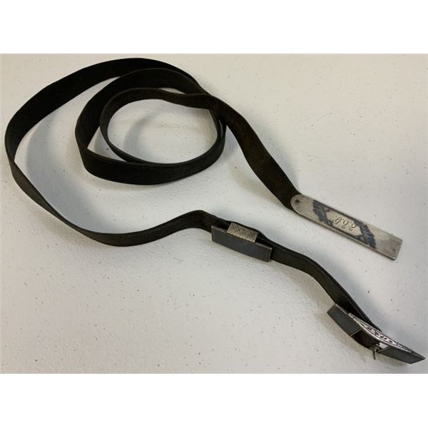 ANTIQUE RUSSIAN COSSACK CAUCASIAN SILVER DECORATED BELT