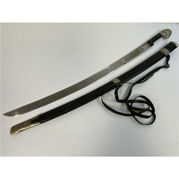 IMPERIAL RUSSIAN SILVER NIELLO COSSACK SHASHKA SWORD TKV