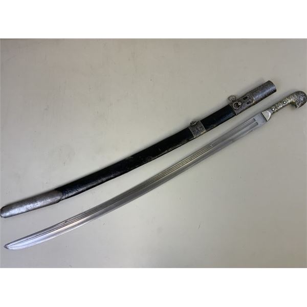 IMPERIAL RUSSIAN CAUCASIAN SILVER NIELLO SHASHKA SWORD