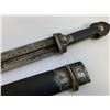 Image 2 : ANTIQUE RUSSIAN COSSACK CAUCASIAN KINJAL DAGGER SILVER DECORATED SIGNED