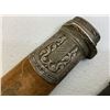 Image 4 : ANTIQUE RUSSIAN COSSACK CAUCASIAN KINJAL DAGGER SILVER NIELLO FITTINGS