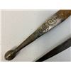 Image 7 : ANTIQUE RUSSIAN COSSACK CAUCASIAN KINJAL DAGGER SILVER NIELLO FITTINGS