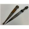 Image 9 : ANTIQUE RUSSIAN COSSACK CAUCASIAN KINJAL DAGGER SILVER NIELLO FITTINGS