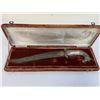Image 1 : ANTIQUE INDO PERSIAN DAMASCUS STEEL BLADE HORSE HEAD GRIP DAGGER IN THE BOX