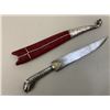 Image 6 : ANTIQUE RUSSIAN CAUCASIAN MADE INDO PERSIAN STYLE DAGGER WITH 1920 DEDICATION