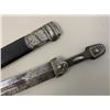 Image 2 : ANTIQUE RUSSIAN COSSACK CAUCASIAN KINJAL DAGGER 84 SILVER DECORATED
