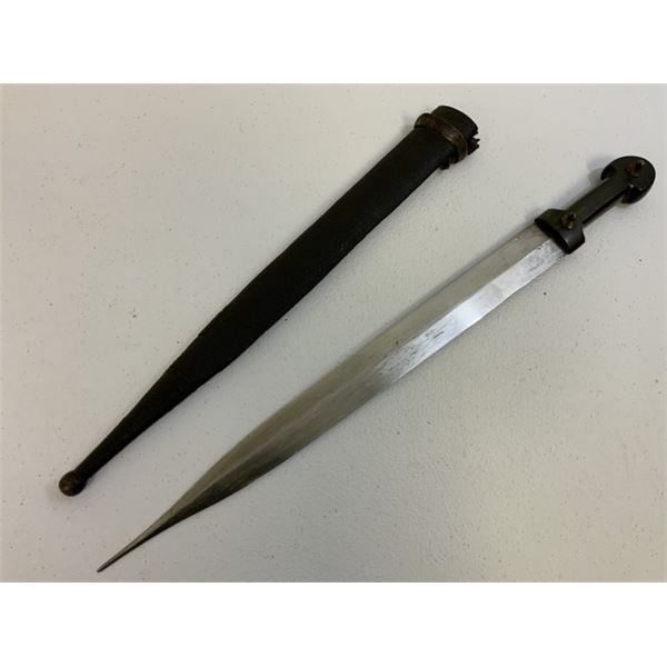 ANTIQUE RUSSIAN CAUCASIAN KINJAL ARMOR PIERCING DAGGER