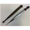 Image 3 : ANTIQUE IMPERIAL RUSSIAN COSSACK CAUCASIAN SILVER KINJAL DAGGER