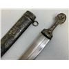 Image 2 : ANTIQUE CAUCASIAN SILVER KINJAL DAGGER