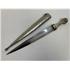 Image 3 : ANTIQUE CAUCASIAN SILVER KINJAL DAGGER