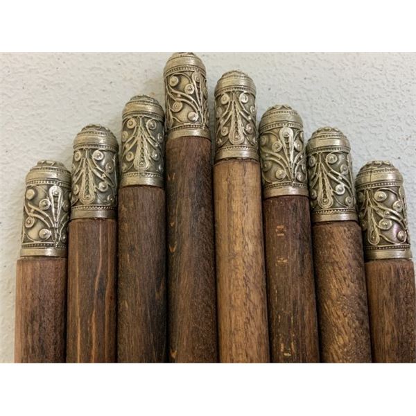 RUSSIAN COSSACK CAUCASIAN SET OF 8 GAZIRI FOR CHERKESKA DRESS