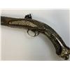 Image 7 : VERY LARGE ISLAMIC OTTOMAN TURKISH ARABIC SILVER DECORATED FLINTLOCK PISTOL