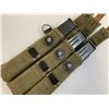 Image 10 : WWII GERMAN MP40/38 POUCH WITH 3 MAGAZINES