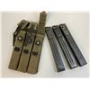Image 4 : WWII GERMAN MP40/38 POUCH WITH 3 MAGAZINES