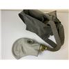Image 7 : VINTAGE RUSSIAN MILITARY GAS MASK WITH FILTER AND CARRY BAG