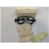 Image 2 : VINTAGE USSR SOVIET RUSSIAN MILITARY GOGGLES 1961