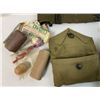 Image 3 : WWII US GI GUN BELT WITH COLD WEATHER FACE MASK AND FIRST AID POUCH KIT