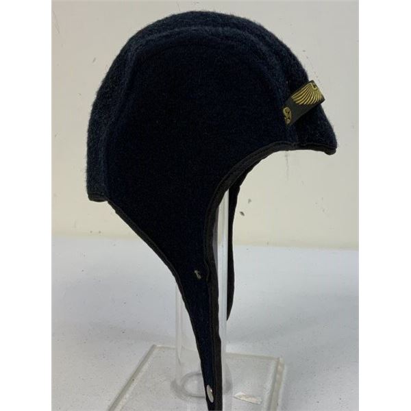 VINTAGE US AVIATOR WOOL FLIGHT HELMET CHILD SIZE