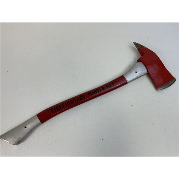VINTAGE "FIREFIGHTERS MASTER KEY " CEREMONIAL DISPLAY AXE