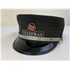 Image 1 : VINTAGE TRAINMAN CAP THE MILWAUKEE ROAD RAILROAD OFFICIAL