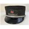 Image 1 : VINTAGE TRAINMAN SUMMER CAP THE MILWAUKEE ROAD RAILROAD OFFICIAL