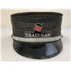 Image 3 : VINTAGE TRAINMAN SUMMER CAP THE MILWAUKEE ROAD RAILROAD OFFICIAL