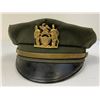 Image 1 : VINTAGE OBSOLETE POLICE DRESS VISOR CAP WITH BADGE NYPD
