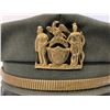 Image 4 : VINTAGE OBSOLETE POLICE DRESS VISOR CAP WITH BADGE NYPD