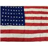 Image 2 : USA VINTAGE WWII ERA 48 STAR AMERICAN FLAG WITH FRINGES