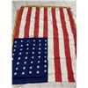 Image 3 : USA VINTAGE WWII ERA 48 STAR AMERICAN FLAG WITH FRINGES