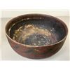 Image 3 : ANTIQUE UKRAINIAN FOLK ART WOODEN ITEMS CARVED LARGE CANDLE HOLDER AND BOWL