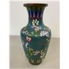 Image 1 : ANTIQUE CHINESE ENAMELED BRASS CLOISONNE VASE