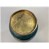 Image 5 : ANTIQUE CHINESE ENAMELED BRASS CLOISONNE VASE