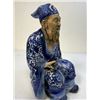 Image 4 : ANTIQUE CHINESE PORCELAIN LARGE FIGURINE