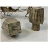 Image 6 : VINTAGE HONK KONG STERLING SILVER SALT AND PEPPER SHAKERS RICKSHAW