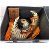 Image 13 : JAPAN VINTAGE JAPANESE SAMURAI DISPLAY DOLL KABUTO HELMET WITH TRUNK